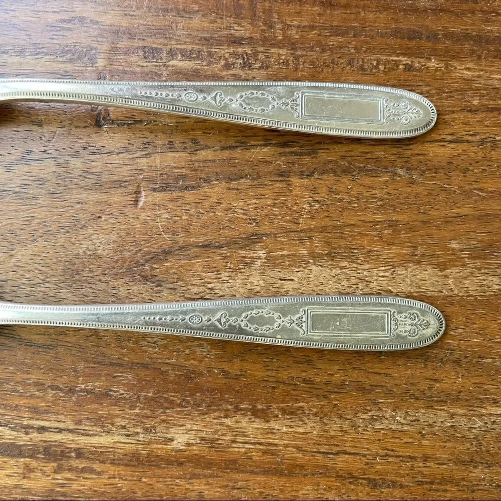 Antique 1921 Oneida Community Plate Grosvenor Teaspoons Set of 6 No Monogram